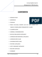 Occlusal Splints Used in Prosthetic Management of TMJ Disorders