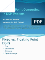 DSP Floating Point Formats