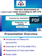 Fitness For Service of Crack Like Flaws, 579 Part 9-M.hosseini Seminar-1390