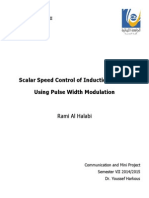 Scalar Speed Control of Induction Motors