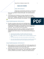 Pump FAQ's by Hydraulic Institute (UK)