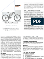 Foes Bicycles Hydro I Frameset (2013) User Manual