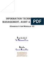 Information Technology Management, Audit & Control