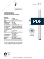 88° Panel Antenna: Specifications