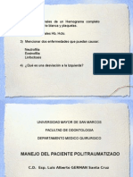 Paciente Politraumatizado Unmsm