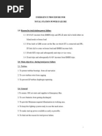 Emergency Procedure For Total Station Power Failure