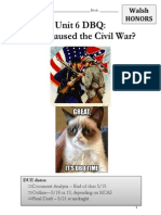 Civil War Causes H DBQ Walsh