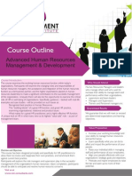 Advanced Human Resources Management