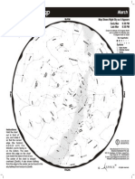 Evening Sky Map Evening Sky Map: March