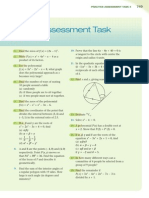 Practice Assessment Task: FX X PX X X X X y