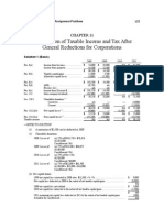 Computation of Taxable Income and Tax After General Reductions For Corporations