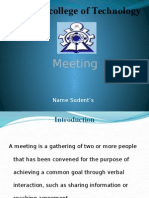 Salalah College of Technology: Meeting