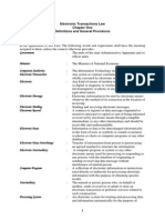 Oman Electronic Transactions Law (2008/69)