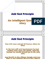 Add God Principle An Intelligent Quotient Story