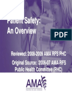 Patient Safety PPT PDF