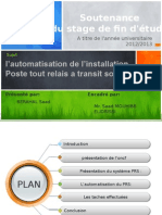 Automatisation de L'installation Poste Tout Relais A Transit Souple