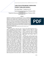 Grade Mixing Analysis in Steelmaking Tundishusing Different Turbulence Models