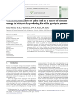 Utilization Possibilities of Palm Shell As A Source of Biomass Energy in Malaysia by Producing Bio-Oil in Pyrolysis Process