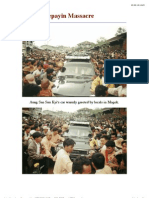 Photos of Depayin Massacre