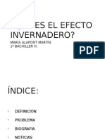 Efecto Invernadero Power Point