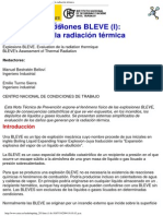 NTP 293 - Explosiones BLEVE (I) - Evaluación de La Radiación Térmica