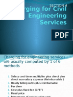 Charging For Civil Engineering Services