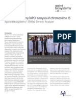 Uniparental Disomy (UPD) Analysis of Chromosome 15: Applied Biosystems 3500xL Genetic Analyzer