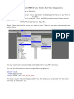 Generating Trace File With TKPROF