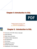 Chapter 3: Introduction To SQL