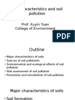 Soil Characteristics and Soil Pollution