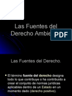 Las Fuentes Del Derecho Ambiental