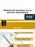 FORMATION Sécurité Informatique