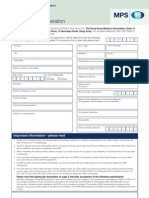 Mps Application Form