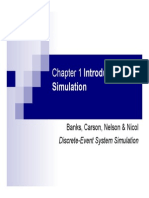 Introduction To Simulation (Chapter 1)