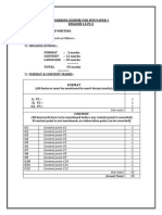 SPM English Paper 1 Marking Scheme