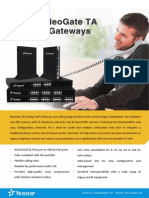 Yeastar TA Series Analog VoIP Gateway Datasheet en