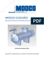 Modco Closures: Operation, Maintenance & Welding Instructions