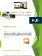 Tipos de Dictamen