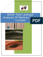 Boiler Tube Leakage Analysis of MPL