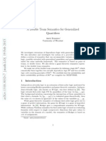 A Double Team Semantics For Generalized Quantifiers: Antti Kuusisto University of Wroc Law