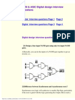 VLSI & ASIC Digital Design Interview Questions