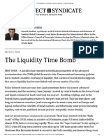 The Liquidity Time Bomb by Nouriel Roubini - Project Syndicate