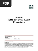 Isms Internal Audit