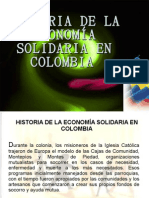 Historia de La EconomÍa Solidaria en Colombia