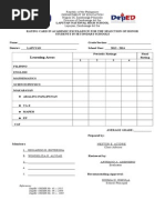 Learning Areas: Periodic Ratings Final Rating