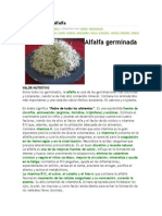 Germinados de Alfalfa