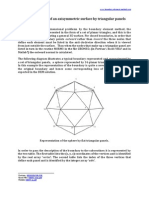 Representation of A Surface by Triangular Panels