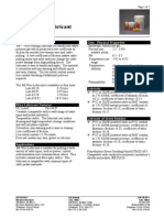 Cable Pulling Lubricant - Data Sheet (En Ingles)