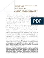 Atención Pastoral A Las Personas Homosexuales