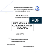 Monografia de La MARACUYÁ